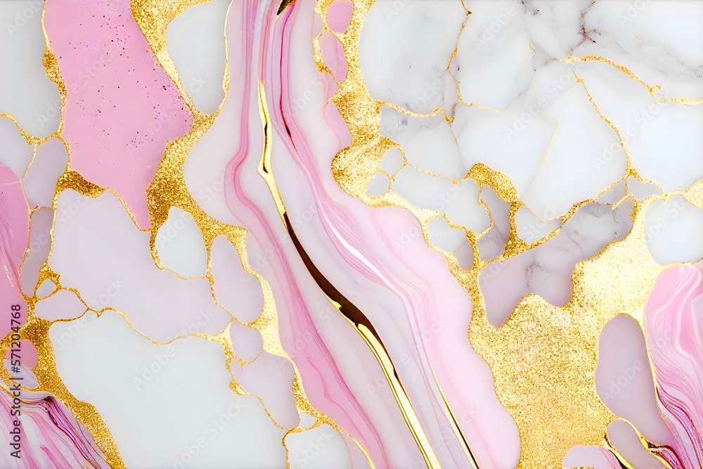 LIQUID ABSTRACT PINK MARBLE