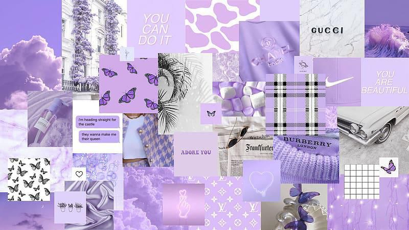 AESTHETIC PURPLE COLLAGE