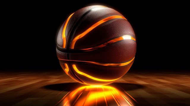 FUTURISTIC BASKETBALL ILLUSTRATION 